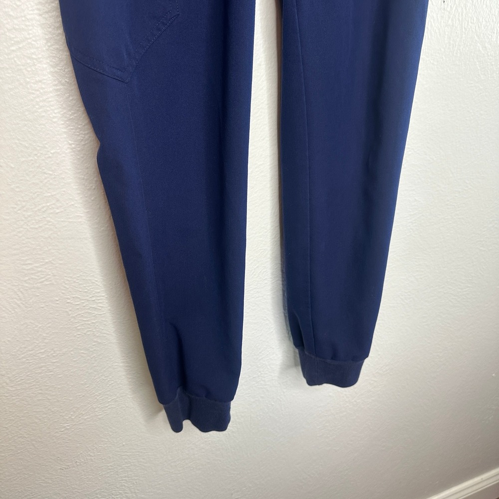 FIGS Jamora Jogger Scrubs Navy Blue Pants Size Small Cargo Pockets - Picture 9 of 9